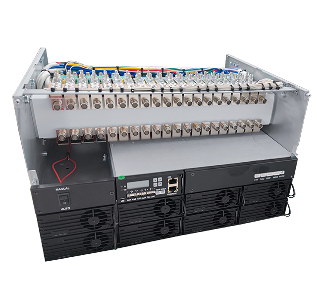 Telecom Dc Power Supply 48V 50A - 19インチラックマウント型ブレットブレーカーRS485 Modbus 220V AC 48V DCデュアル入力3KW通信電源50Aモジュール式DC電源システム