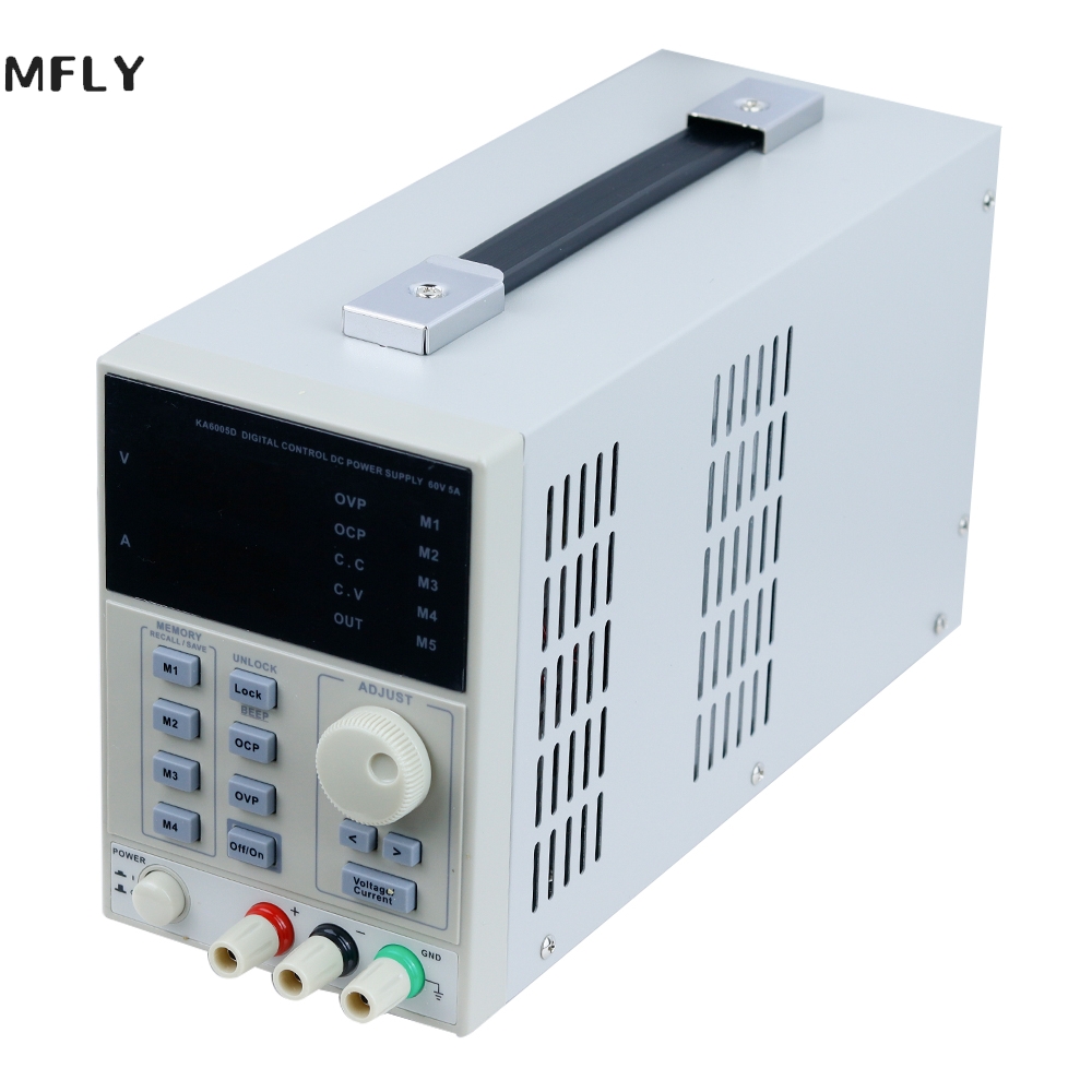 Programmable Dc Power Supply 60V 10A - Korad-精密調整可能デジタルプログラマブルDC電源、実験室用、30v、60v、5a、10a、3010d、3010p、6005d、6005p