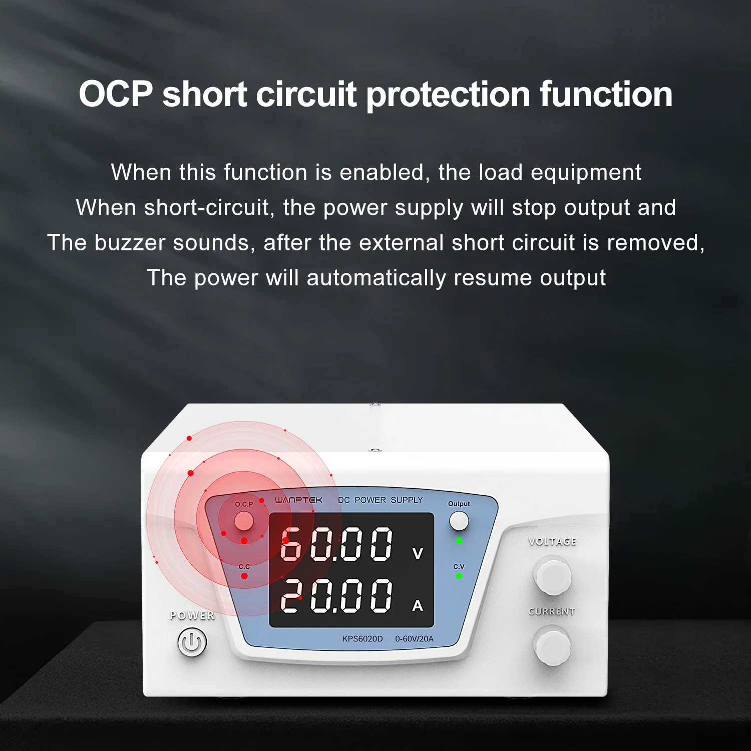 Wanptek Lab DC電源 調整可能 60V 10A  - High Power 60V 20A Bench Power Supply のレビューと価格