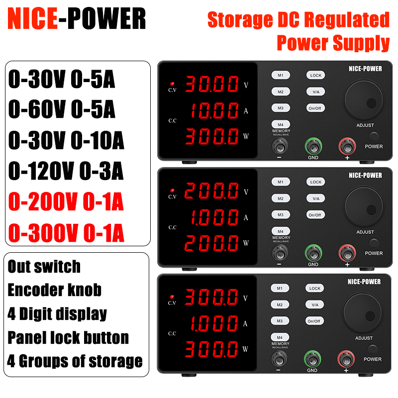 NICE-POWER 200V/300V 1A DC電源 3 - Switching Dc Power Supply 300V 1A のレビューと価格