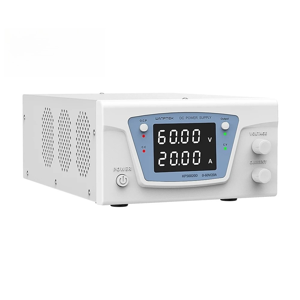 LED デュアルディスプレイ DC 電源、Wanptek K - High Power 60V 20A Bench Power Supply のレビューと価格