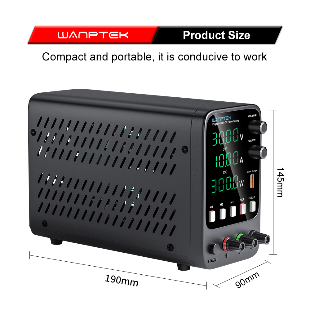 Wanptek 調整可能な DC 電源 30V 10A ラボ - Programmable Dc Power Supply 60V 10A のレビューと価格
